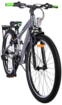 Volare Cross Kinderfiets - Jongens - 24 inch - donker Grijs - 18 versnellingen - 8-10 jaar extra afbeelding 11