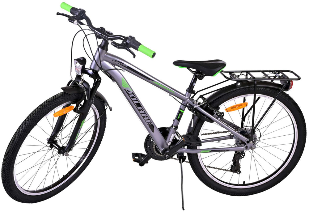 Volare Cross Kinderfiets - Jongens - 24 inch - donker Grijs - 18 versnellingen - 8-10 jaar extra afbeelding 15