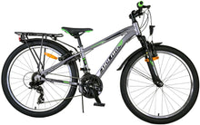 Volare Cross Kinderfiets - Jongens - 24 inch - donker Grijs - 18 versnellingen - 8-10 jaar bij Fietstotaal