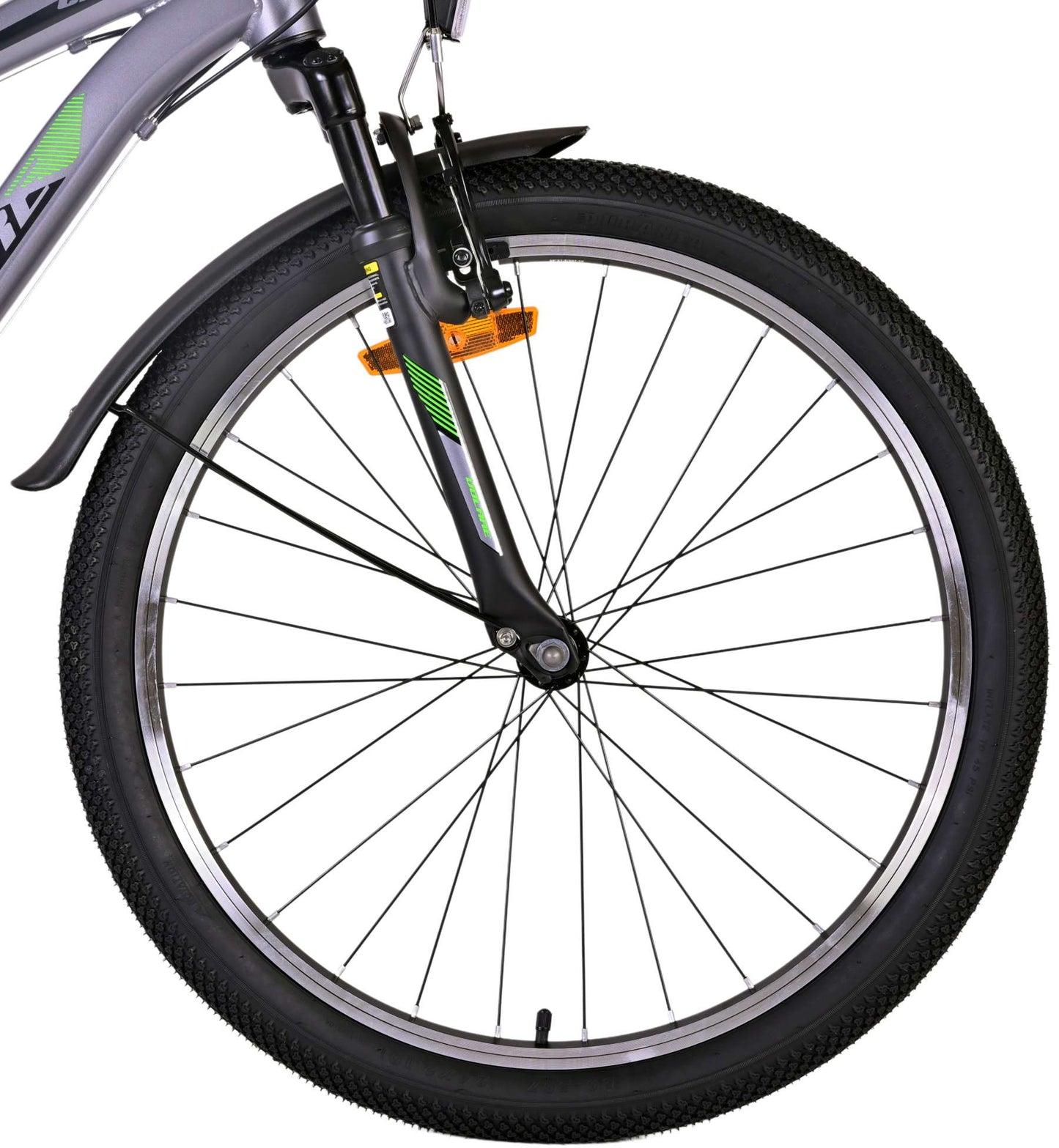 Volare Cross Kinderfiets - Jongens - 24 inch - donker Grijs - 18 versnellingen - 8-10 jaar extra afbeelding 6