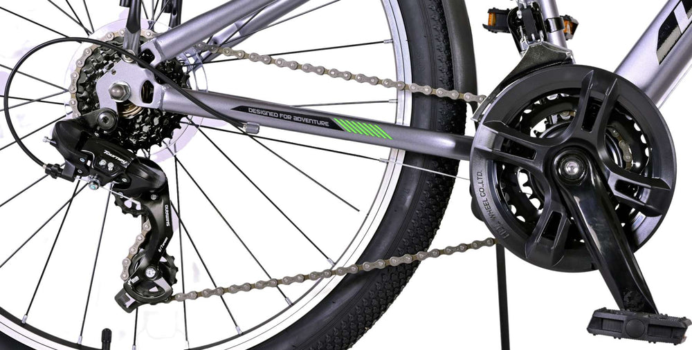 Volare Cross Kinderfiets - Jongens - 24 inch - donker Grijs - 18 versnellingen - 8-10 jaar extra afbeelding 7