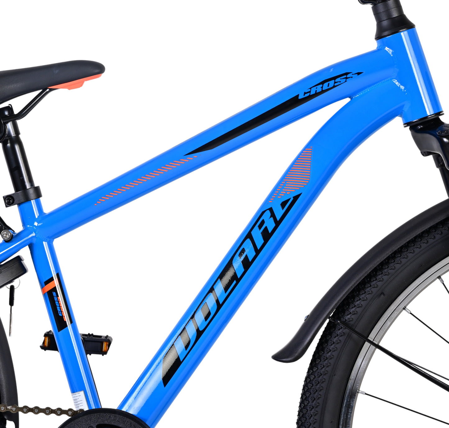 Volare Cross Kinderfiets - Jongens - 24 inch - Blauw - 8-10 jaar extra afbeelding 13