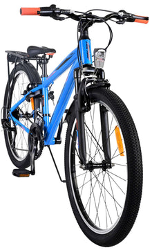 Volare Cross Kinderfiets - Jongens - 24 inch - Blauw - 18 versnellingen - 8-10 jaar extra afbeelding 13