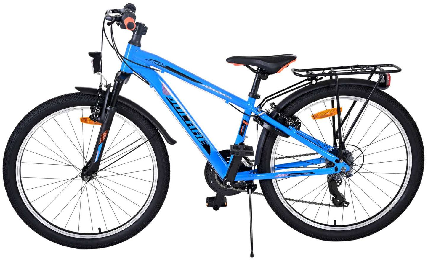 Volare Cross Kinderfiets - Jongens - 24 inch - Blauw - 18 versnellingen - 8-10 jaar extra afbeelding 16