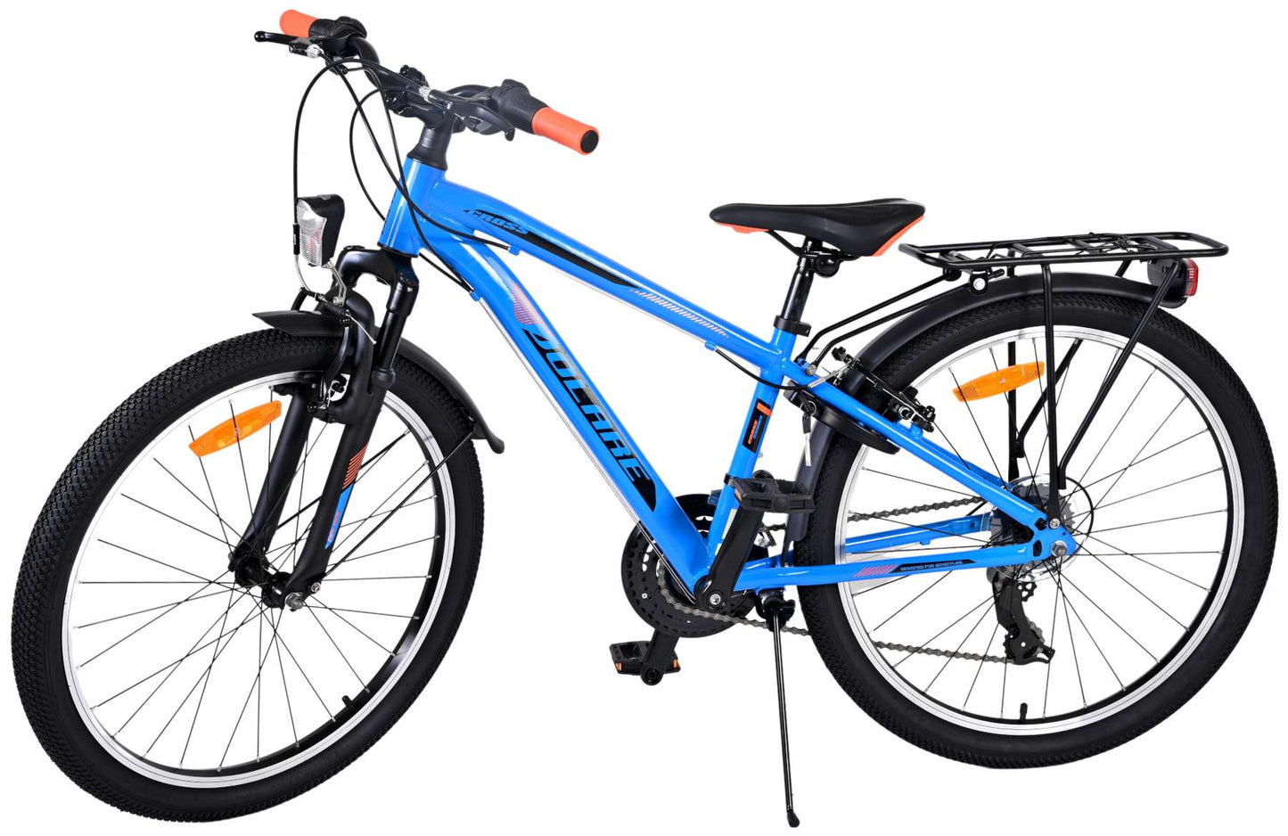 Volare Cross Kinderfiets - Jongens - 24 inch - Blauw - 18 versnellingen - 8-10 jaar extra afbeelding 17