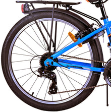 Volare Cross Kinderfiets - Jongens - 24 inch - Blauw - 18 versnellingen - 8-10 jaar extra afbeelding 5