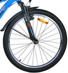 Volare Cross Kinderfiets - Jongens - 24 inch - Blauw - 18 versnellingen - 8-10 jaar extra afbeelding 6