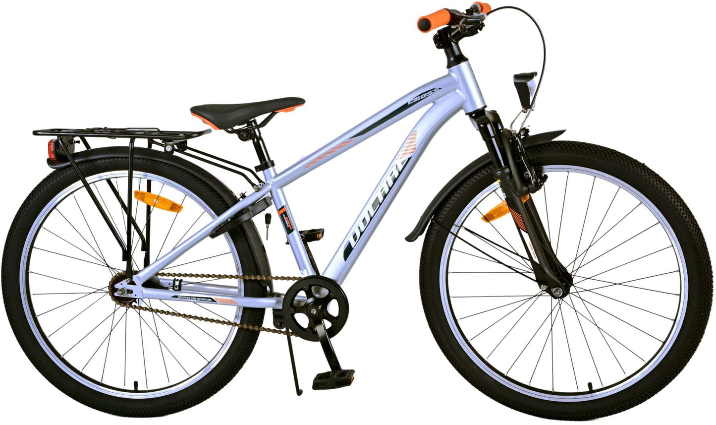 Volare Cross Kinderfiets - Jongens - 24 inch - Zilver - 8-10 jaar extra afbeelding 4