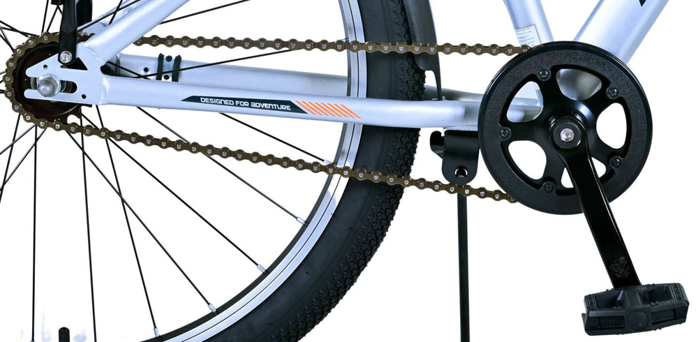 Volare Cross Kinderfiets - Jongens - 24 inch - Zilver - 8-10 jaar extra afbeelding 7