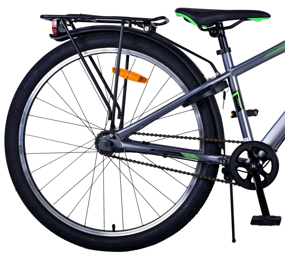 Volare Cross Kinderfiets - Jongens - 26 inch - donker Grijs - 3 Versnellingen - 10-12 jaar extra afbeelding 3