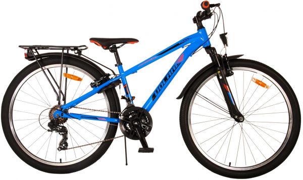 Volare Cross Kinderfiets - Jongens - 26 inch - Blauw 18 versnellingen - 10-12 jaar extra afbeelding 2