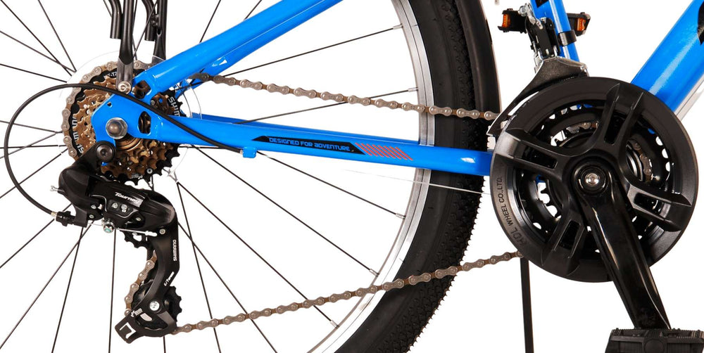 Volare Cross Kinderfiets - Jongens - 26 inch - Blauw 18 versnellingen - 10-12 jaar extra afbeelding 8