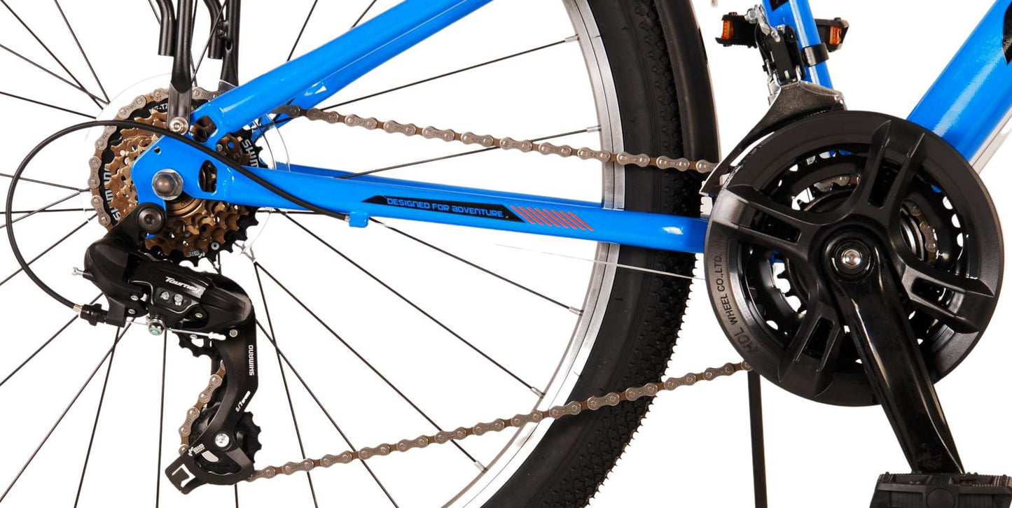 Volare Cross Kinderfiets - Jongens - 26 inch - Blauw 18 versnellingen - 10-12 jaar extra afbeelding 8