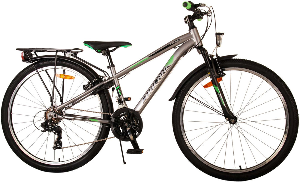 Volare Cross Kinderfiets - Jongens - 26 inch - Grijs 18 versnellingen - 10-12 jaar extra afbeelding 3