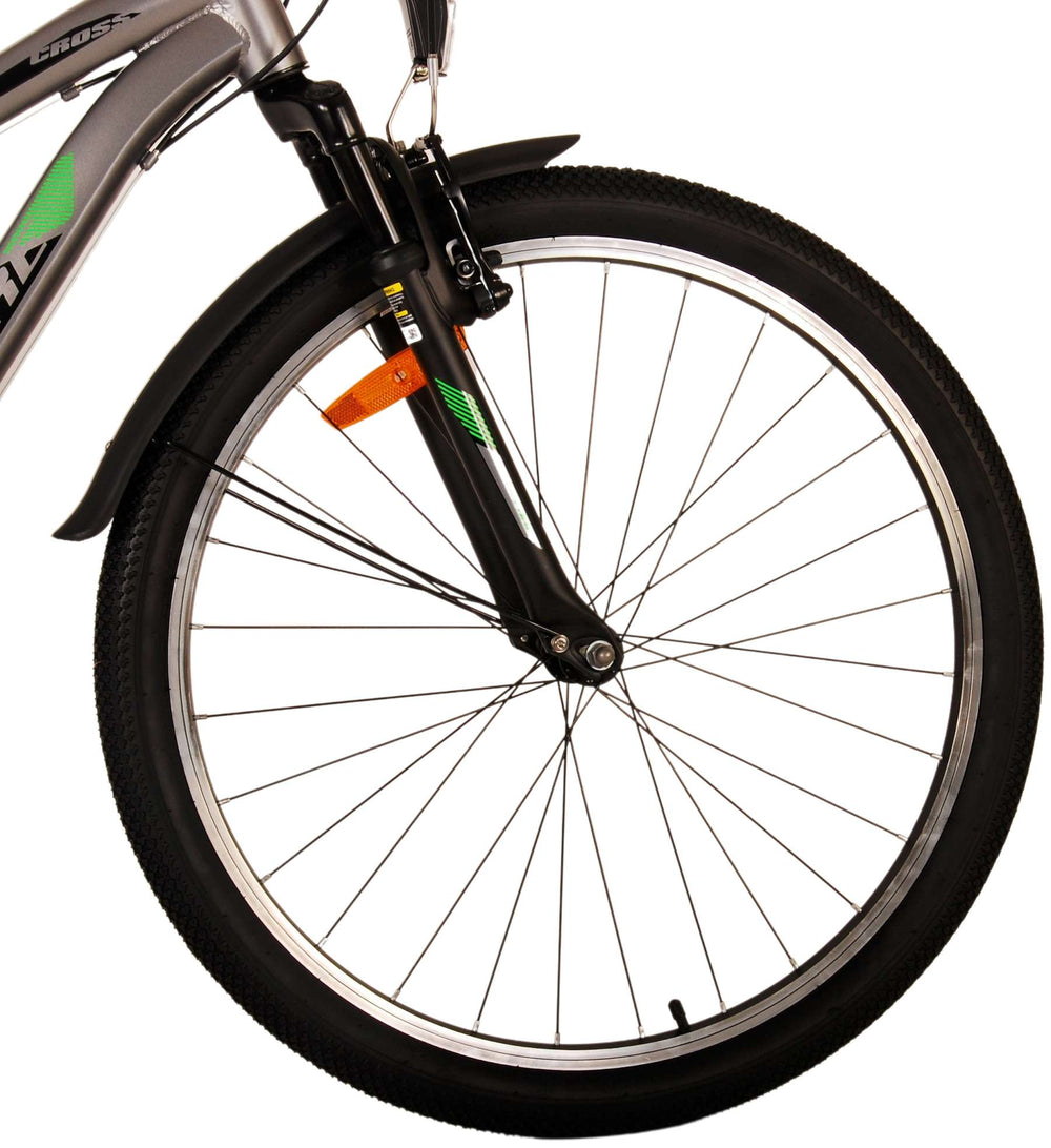 Volare Cross Kinderfiets - Jongens - 26 inch - Grijs 18 versnellingen - 10-12 jaar extra afbeelding 6