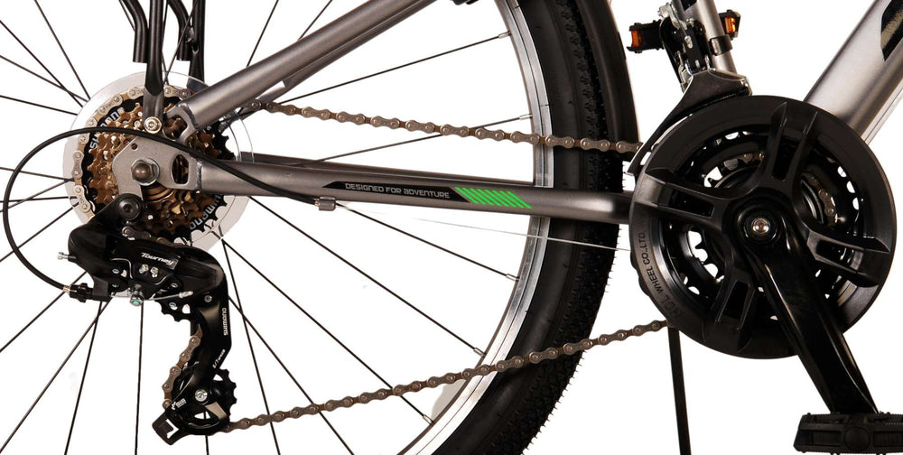 Volare Cross Kinderfiets - Jongens - 26 inch - Grijs 18 versnellingen - 10-12 jaar extra afbeelding 7