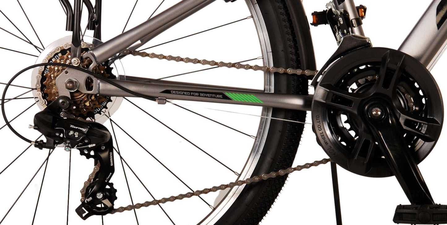 Volare Cross Kinderfiets - Jongens - 26 inch - Grijs 18 versnellingen - 10-12 jaar extra afbeelding 7