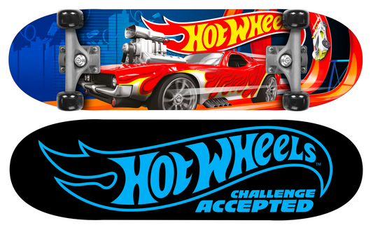 Skateboard Hot Wheels 28 inch - Vanaf 5 jaar bij Fietstotaal