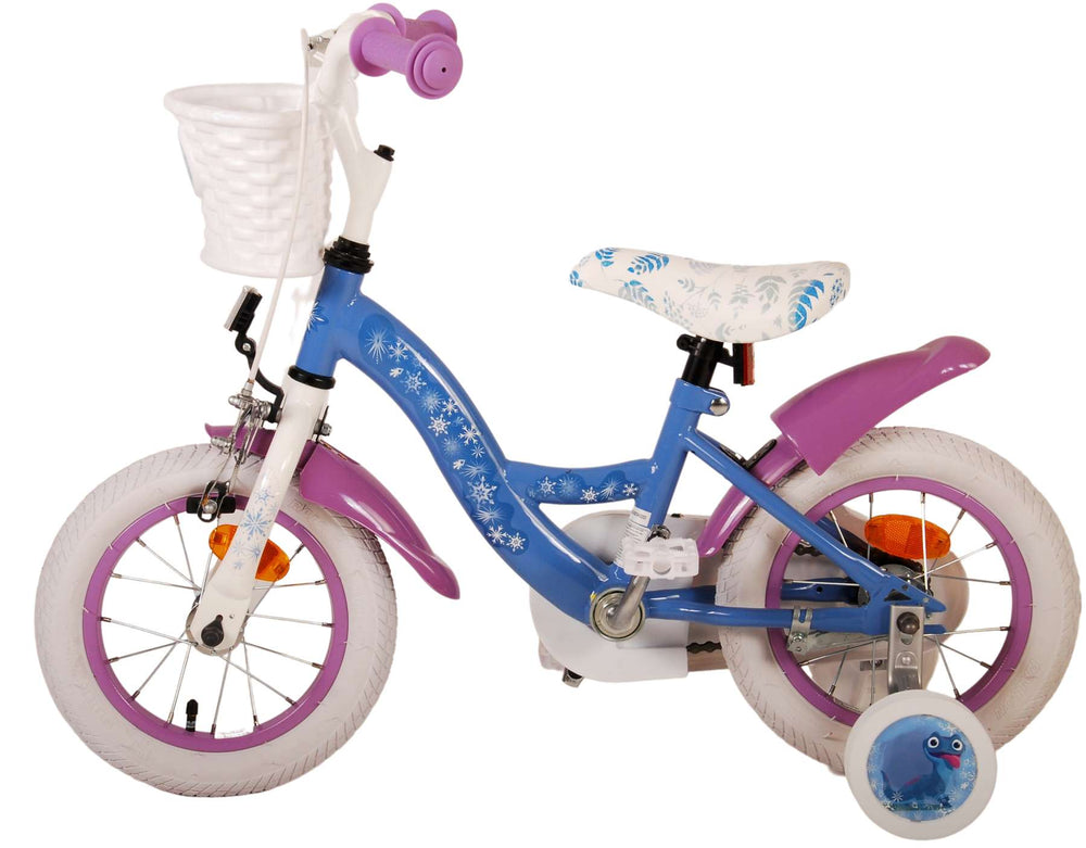 Disney Frozen 2 Kinderfiets - Meisjes - 12 inch - Blauw/Paars - Blauw, Paars - 3-5 jaar extra afbeelding 14