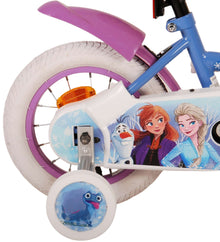 Disney Frozen 2 Kinderfiets - Meisjes - 12 inch - Blauw/Paars - Blauw, Paars - 3-5 jaar extra afbeelding 5