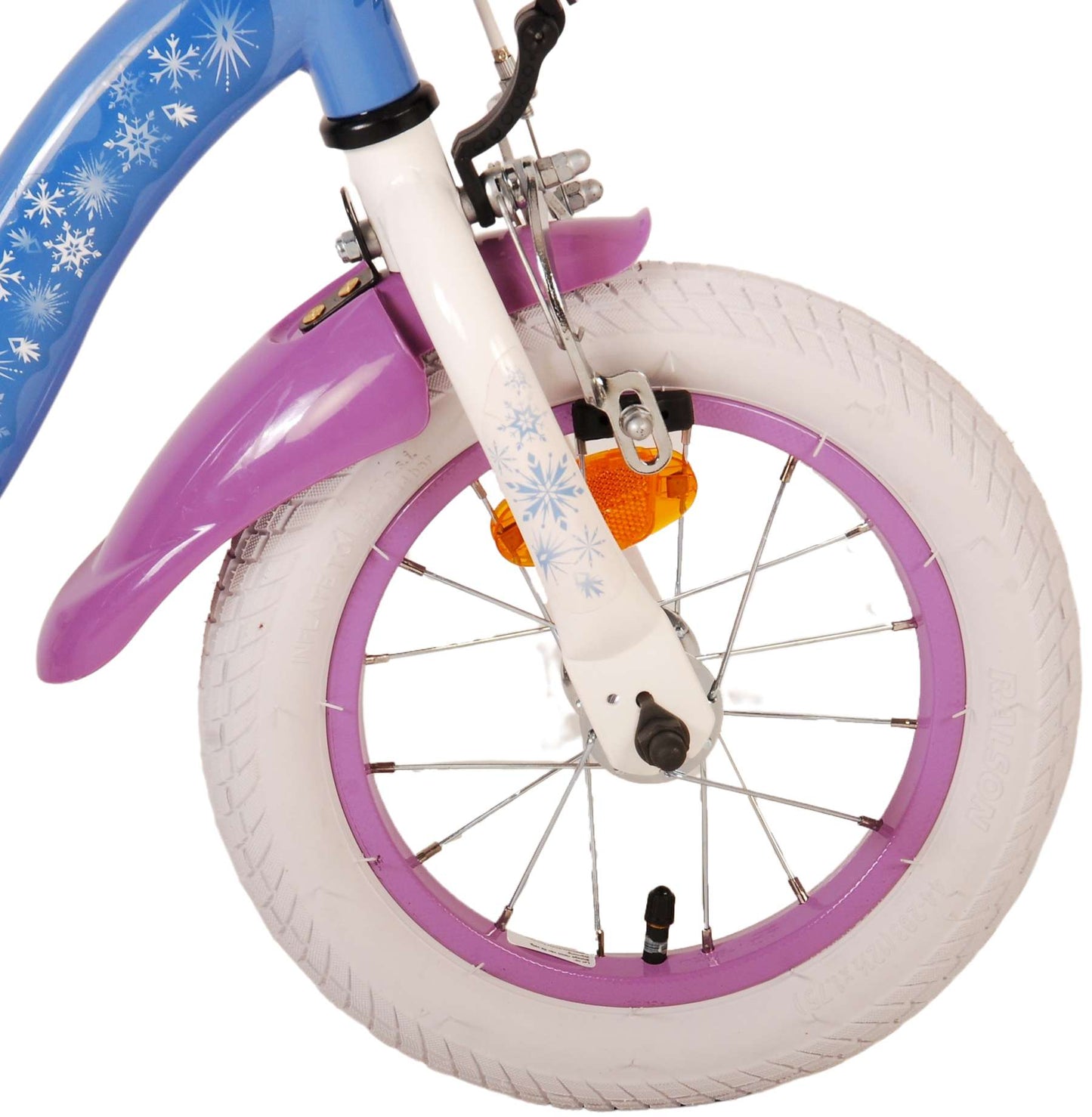 Disney Frozen 2 Kinderfiets - Meisjes - 12 inch - Blauw/Paars - Blauw, Paars - 3-5 jaar extra afbeelding 6