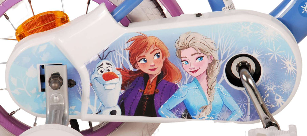 Disney Frozen 2 Kinderfiets - Meisjes - 12 inch - Blauw/Paars - Blauw, Paars - 3-5 jaar extra afbeelding 7