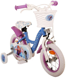 Disney Frozen 2 Kinderfiets - Meisjes - 12 inch - Blauw/Paars - Blauw, Paars - 3-5 jaar extra afbeelding 11