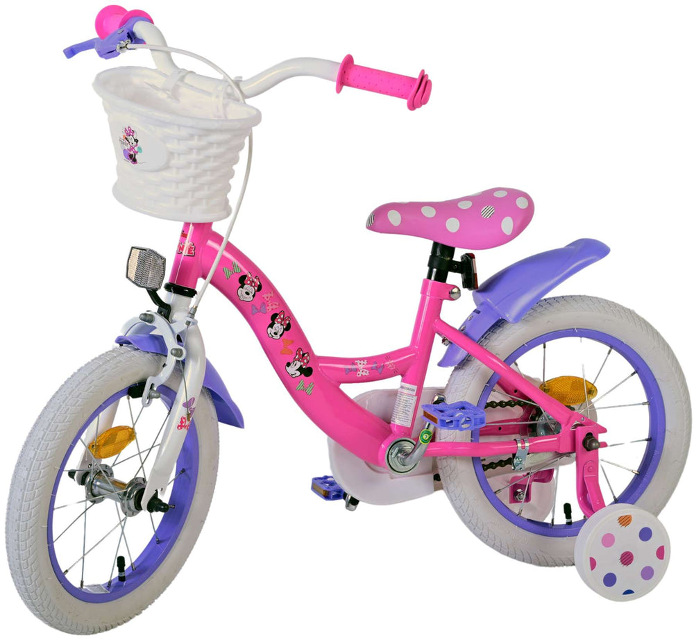 Disney Minnie Cutest Ever! Kinderfiets - Meisjes - 14 inch - Roze - 3-5 jaar extra afbeelding 10
