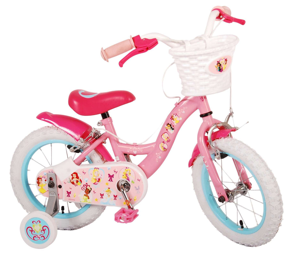 Disney Princess Kinderfiets - Meisjes - 14 inch - Roze - 3-5 jaar extra afbeelding 3
