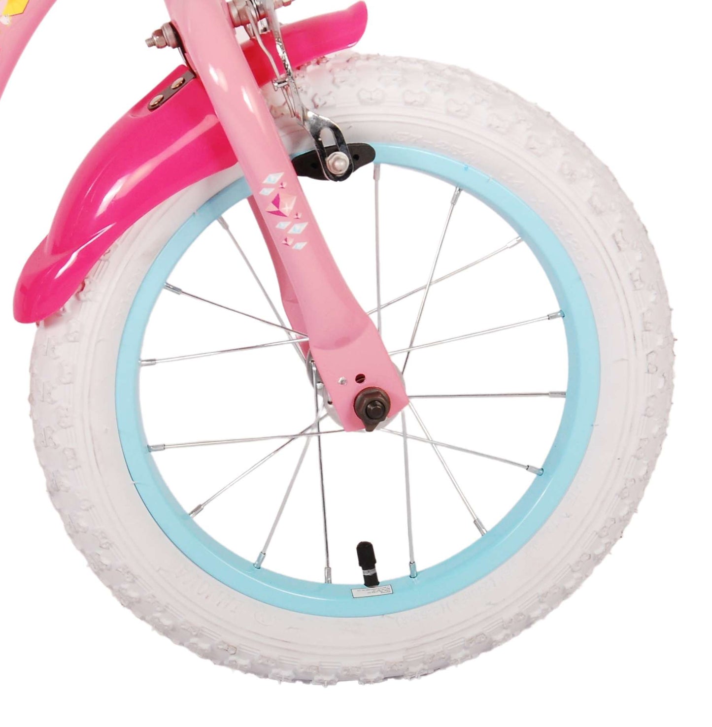 Disney Princess Kinderfiets - Meisjes - 14 inch - Roze - 3-5 jaar extra afbeelding 6