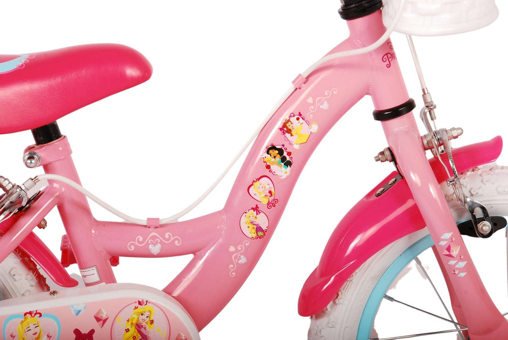 Disney Princess Kinderfiets - Meisjes - 14 inch - Roze - 3-5 jaar extra afbeelding 8
