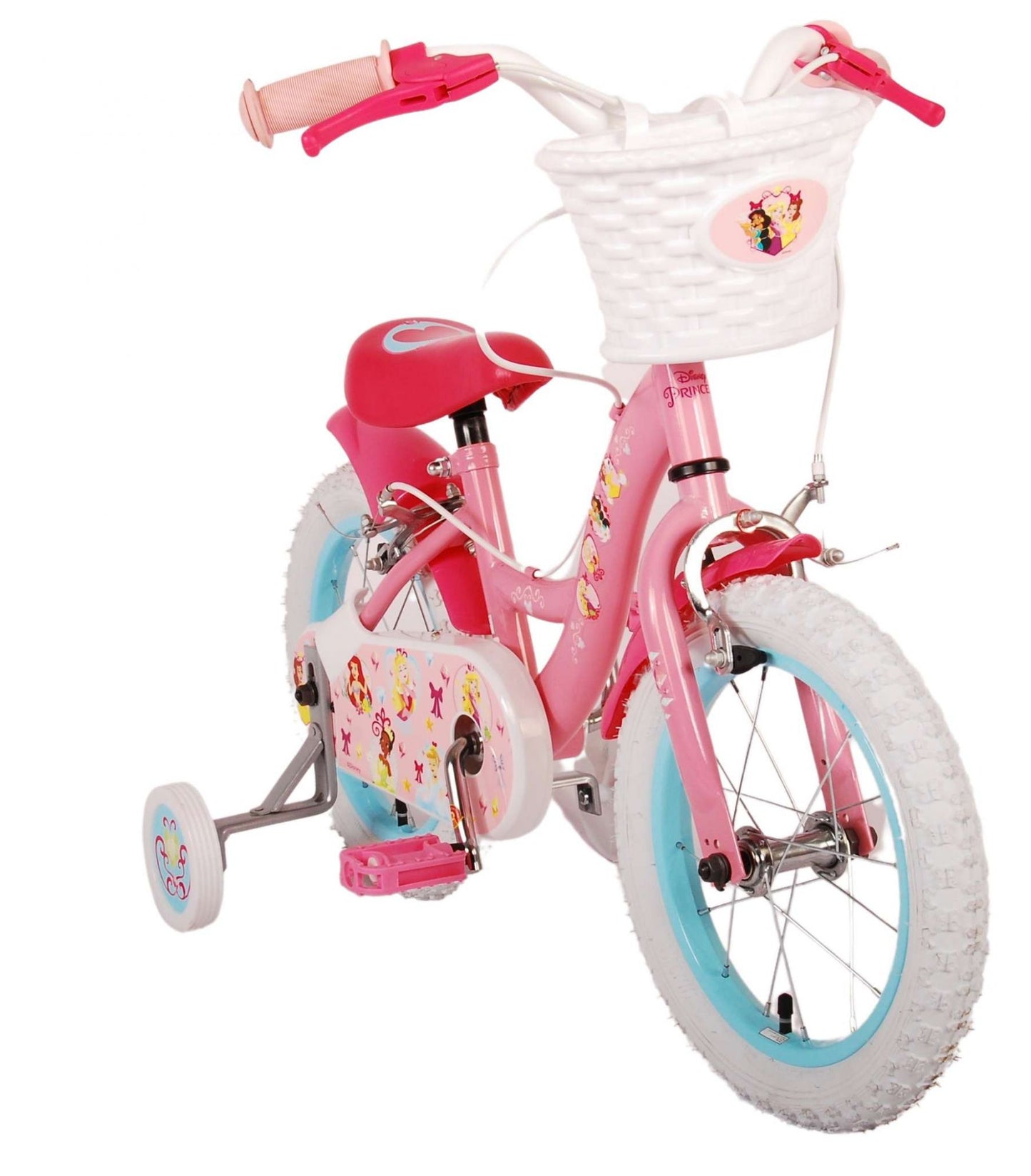 Disney Princess Kinderfiets - Meisjes - 14 inch - Roze - 3-5 jaar extra afbeelding 11