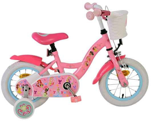 Disney Princess Kinderfiets - Meisjes - 12 inch - Roze - 3-5 jaar bij Fietstotaal