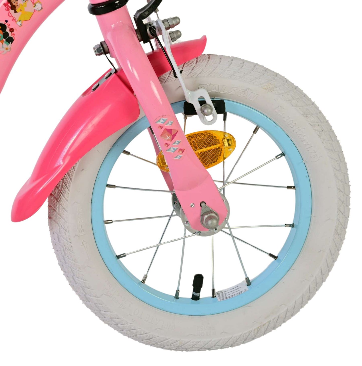 Disney Princess Kinderfiets - Meisjes - 12 inch - Roze - 3-5 jaar extra afbeelding 4
