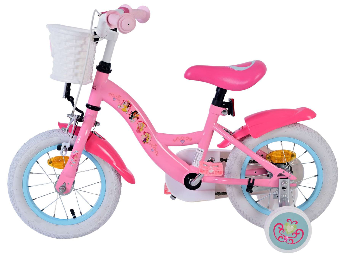 Disney Princess Kinderfiets - Meisjes - 12 inch - Roze - 3-5 jaar extra afbeelding 8