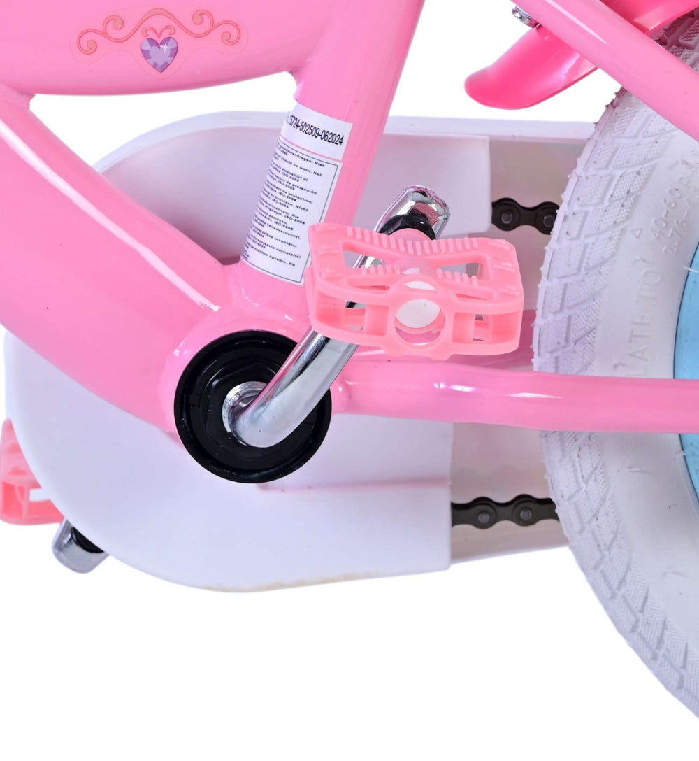 Disney Princess Kinderfiets - Meisjes - 12 inch - Roze - 3-5 jaar extra afbeelding 10