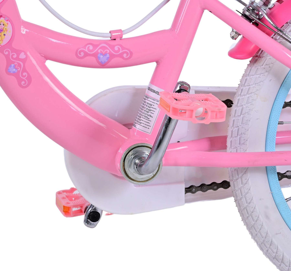 Disney Princess Kinderfiets - Meisjes - 16 inch - Roze - Twee Handremmen - 4-6 jaar extra afbeelding 11