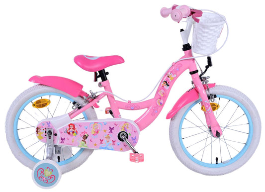 Disney Princess Kinderfiets - Meisjes - 16 inch - Roze - Twee Handremmen - 4-6 jaar bij Fietstotaal