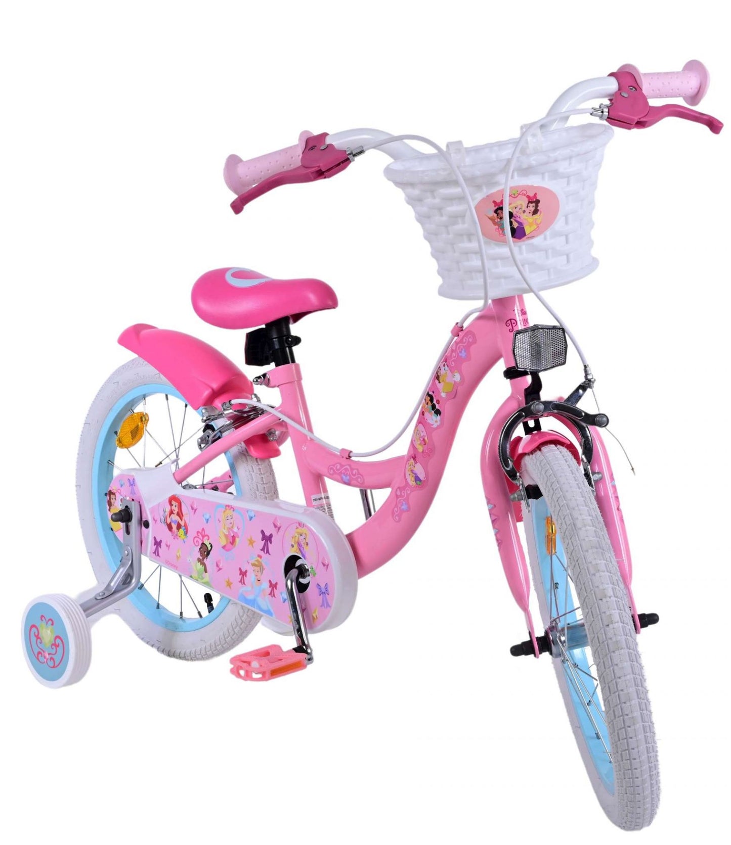 Disney Princess Kinderfiets - Meisjes - 16 inch - Roze - Twee Handremmen - 4-6 jaar extra afbeelding 7