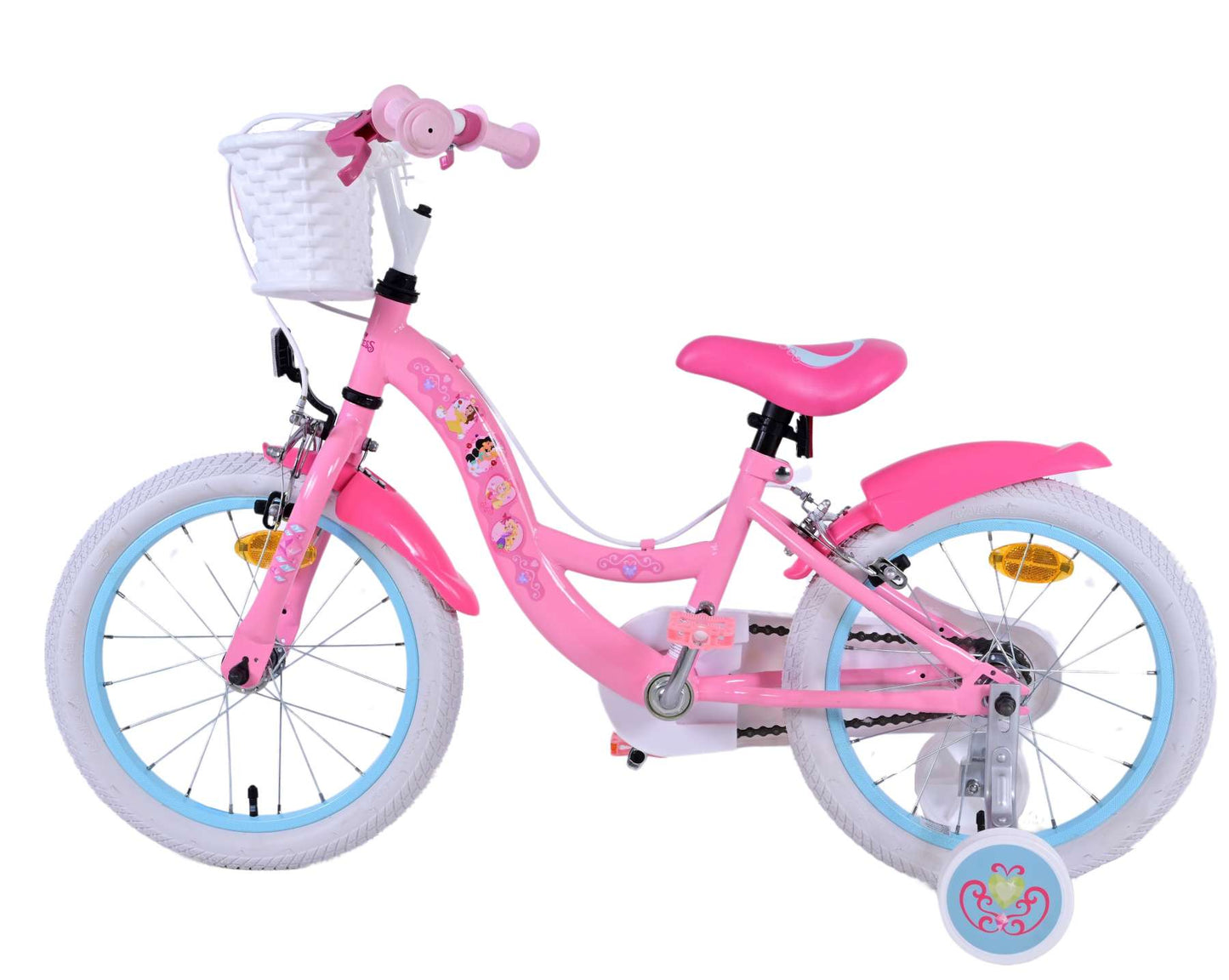 Disney Princess Kinderfiets - Meisjes - 16 inch - Roze - Twee Handremmen - 4-6 jaar extra afbeelding 9