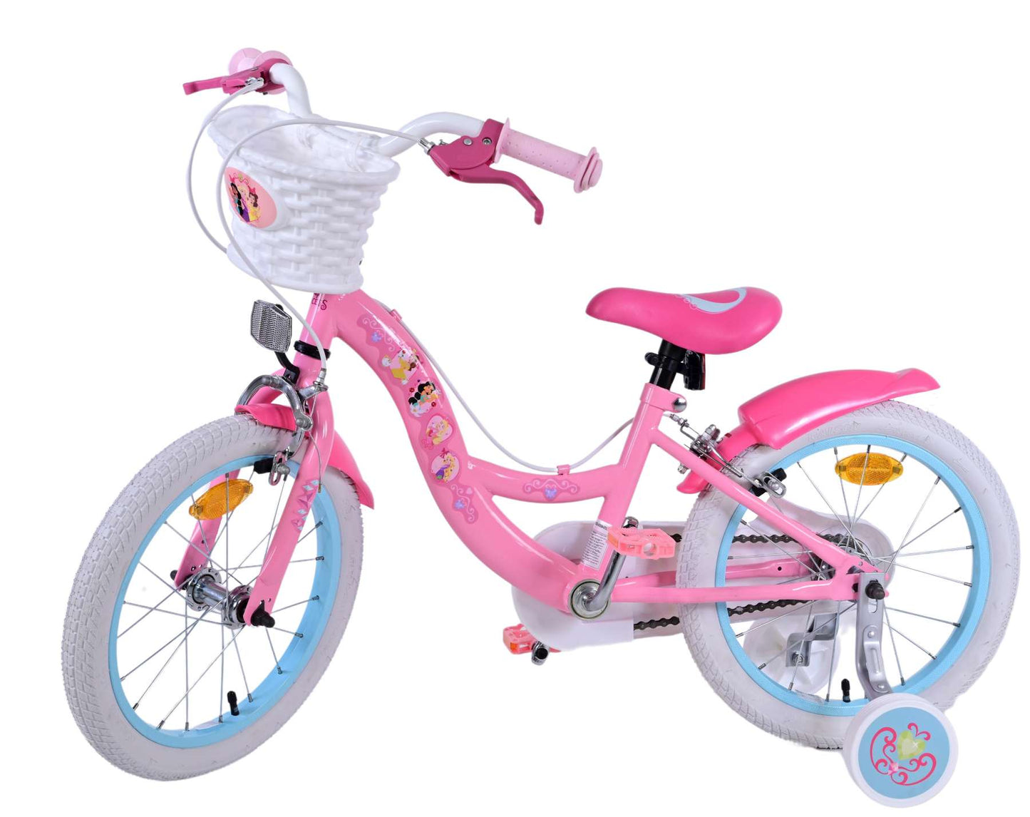 Disney Princess Kinderfiets - Meisjes - 16 inch - Roze - Twee Handremmen - 4-6 jaar extra afbeelding 10