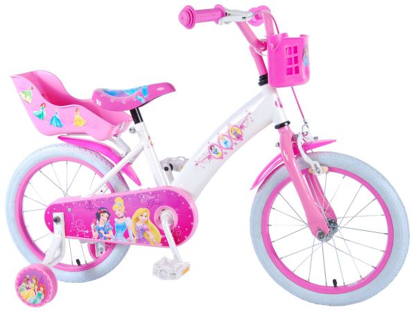 Disney Princess Kinderfiets - Meisjes - 16 inch - Roze - 4-6 jaar extra afbeelding 2