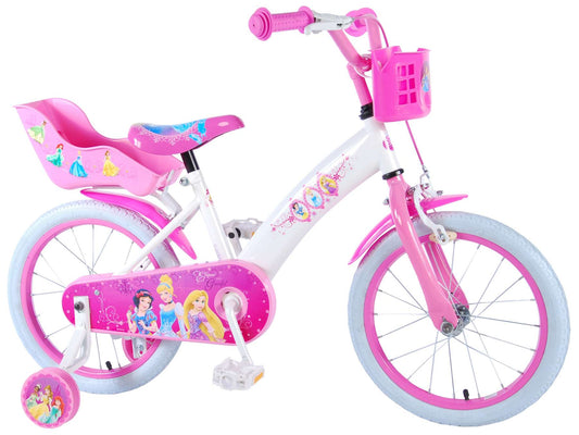 Disney Princess Kinderfiets - Meisjes - 16 inch - Roze - 4-6 jaar bij Fietstotaal