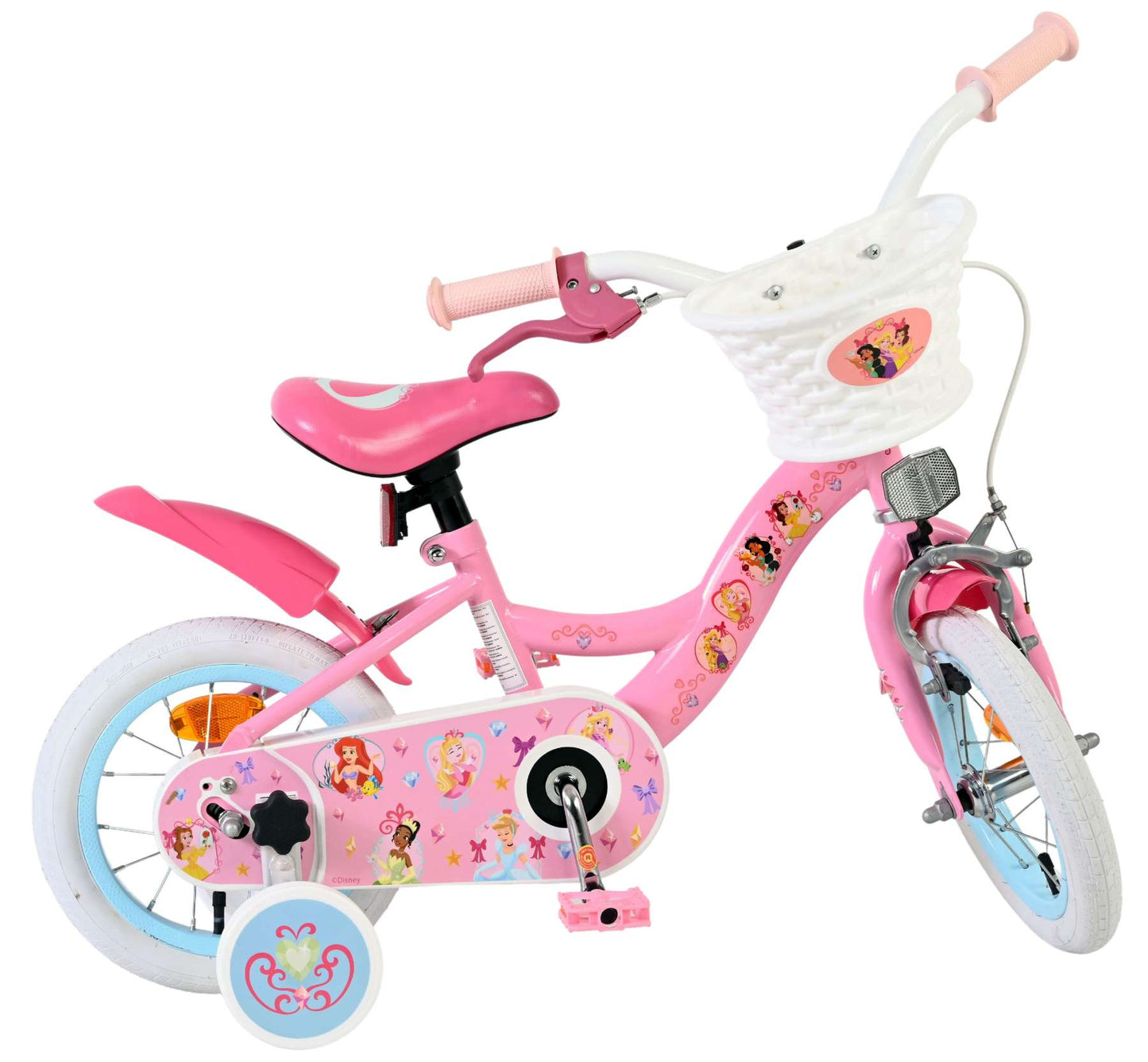Disney Princess Kinderfiets - Meisjes - 12 inch - Roze - 3-5 jaar extra afbeelding 11