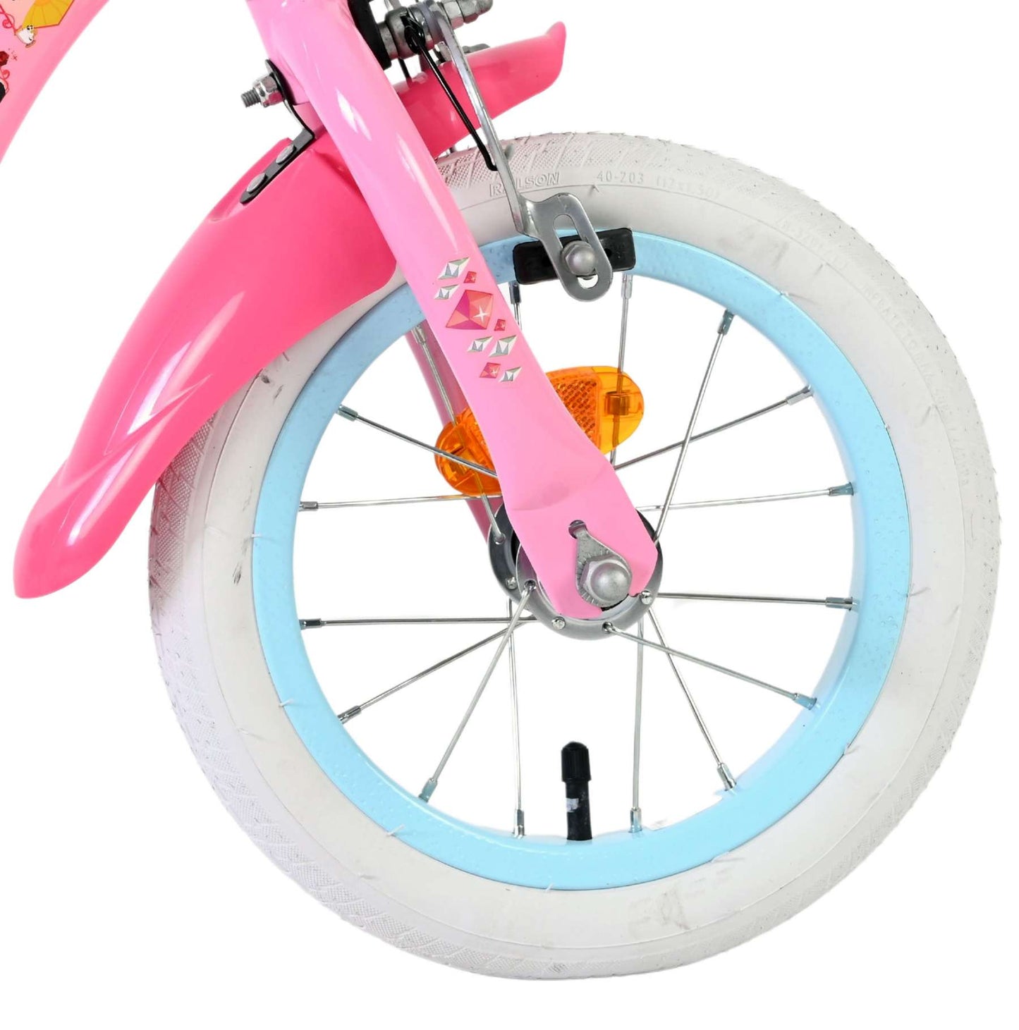 Disney Princess Kinderfiets - Meisjes - 12 inch - Roze - 3-5 jaar extra afbeelding 4