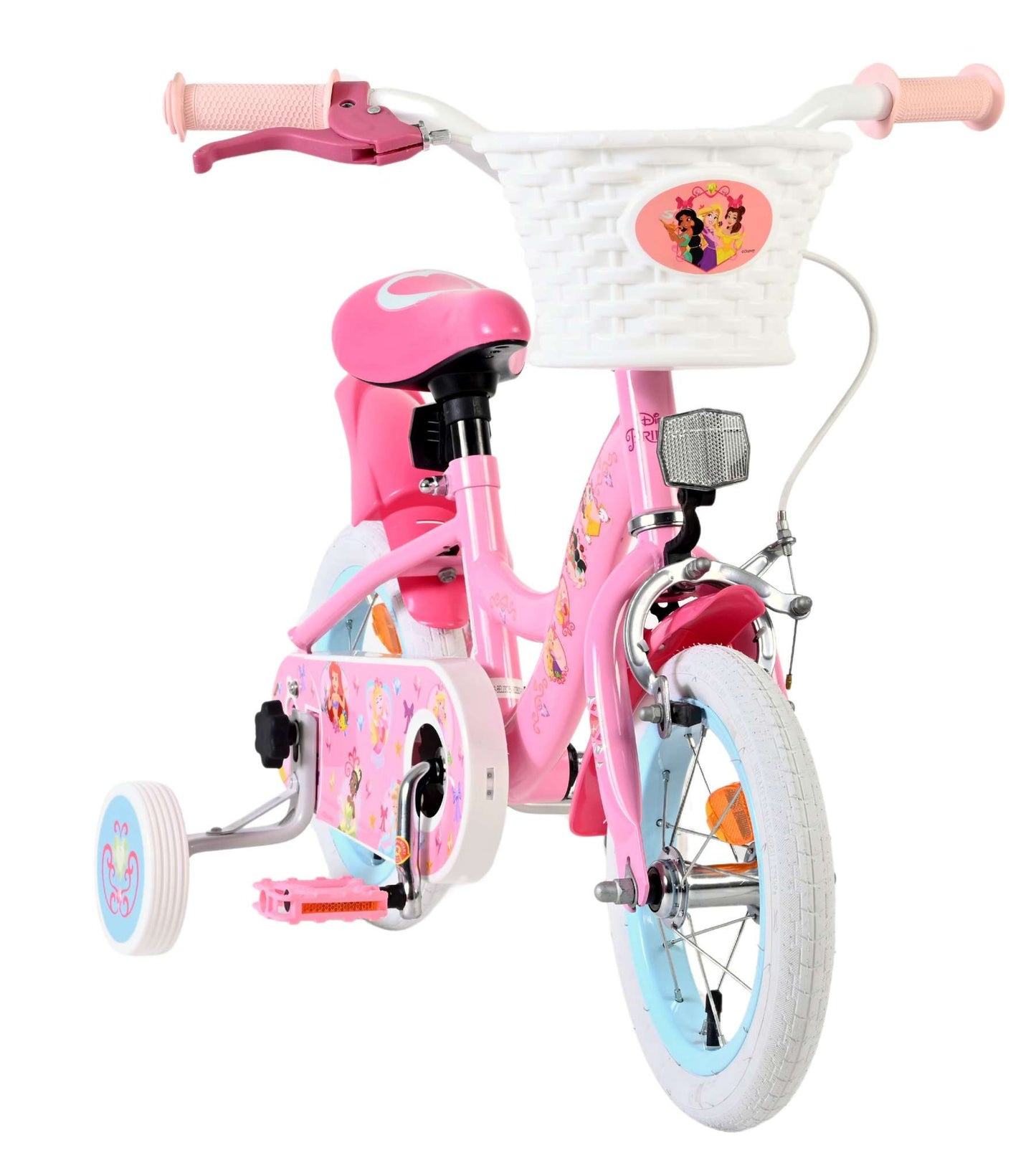 Disney Princess Kinderfiets - Meisjes - 12 inch - Roze - 3-5 jaar extra afbeelding 6