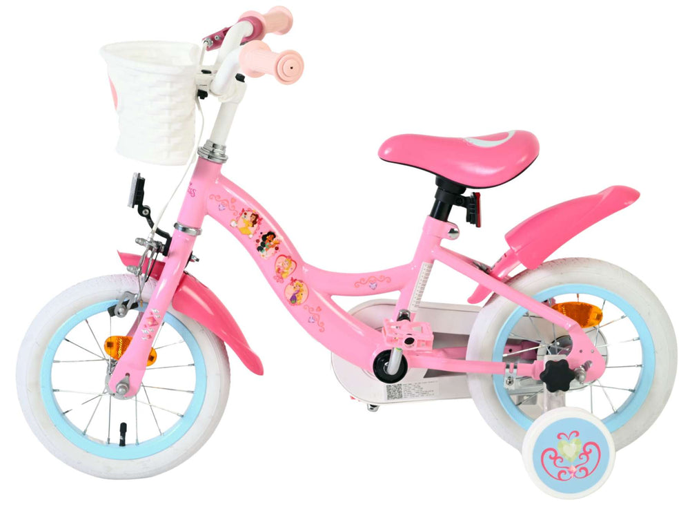 Disney Princess Kinderfiets - Meisjes - 12 inch - Roze - 3-5 jaar extra afbeelding 8