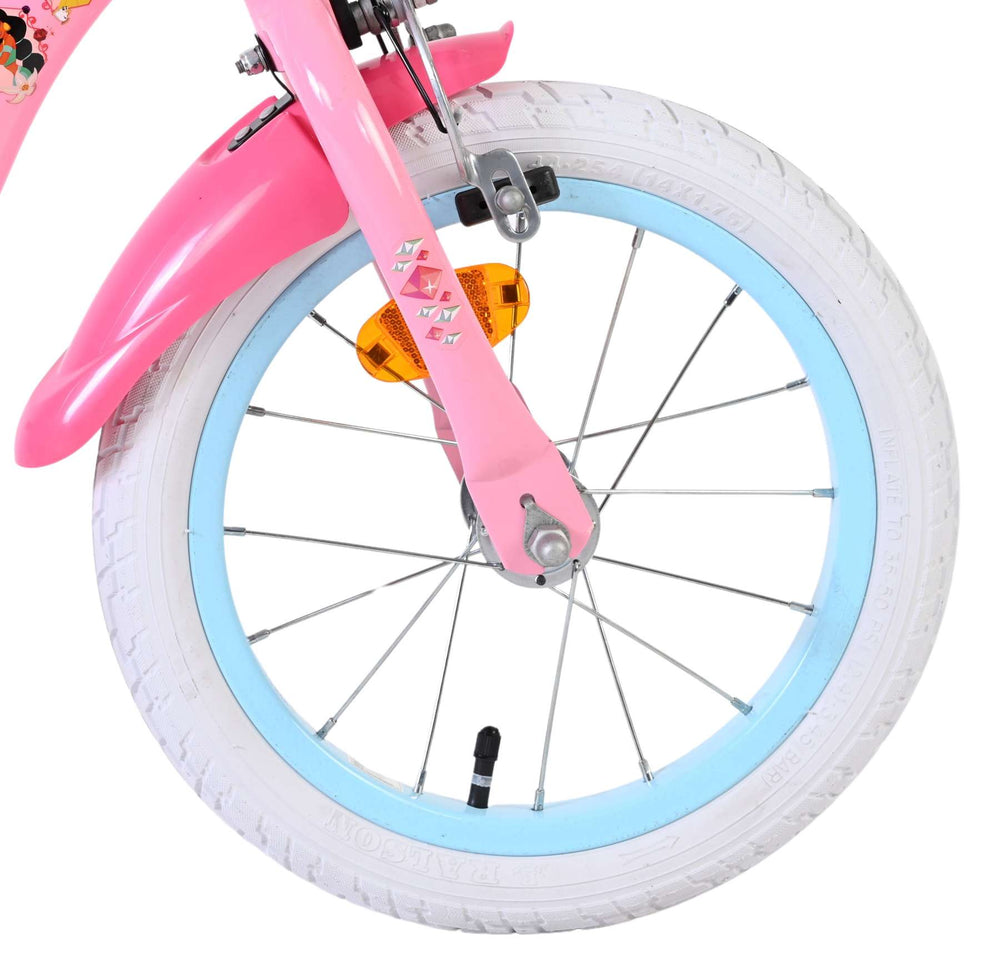 Disney Princess Kinderfiets - Meisjes - 14 inch - Roze - 3-5 jaar extra afbeelding 4