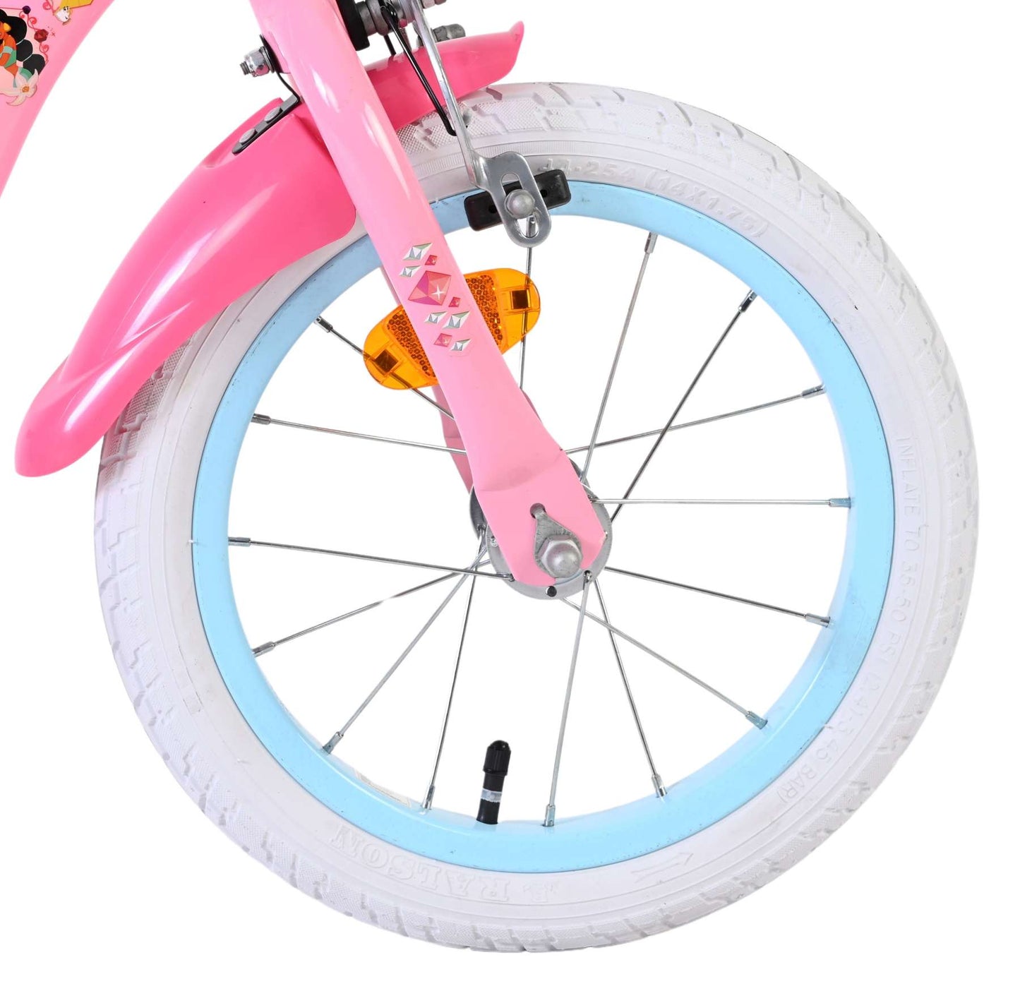Disney Princess Kinderfiets - Meisjes - 14 inch - Roze - 3-5 jaar extra afbeelding 4