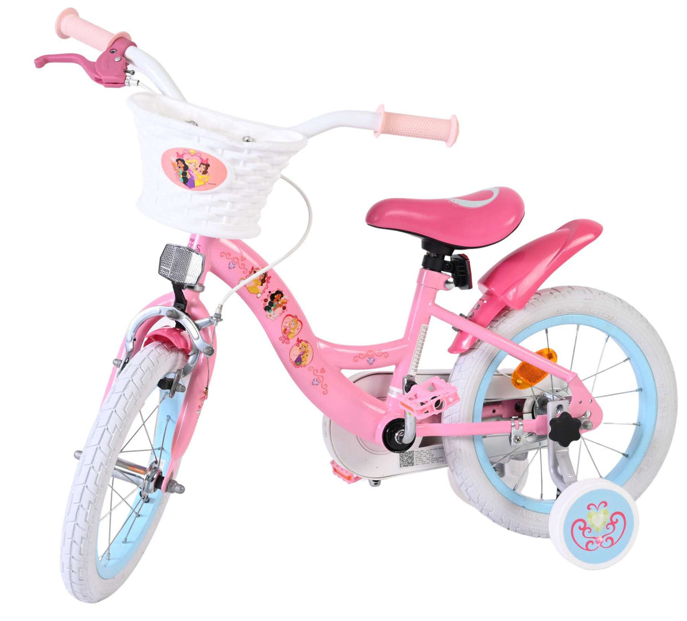 Disney Princess Kinderfiets - Meisjes - 14 inch - Roze - 3-5 jaar extra afbeelding 9